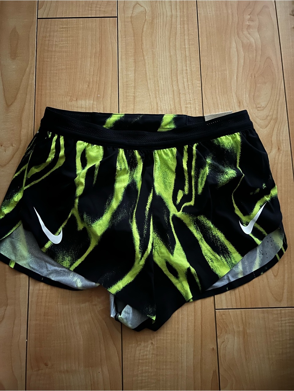 Nike Racing Running Dri-fit ADV Shorts Men's M NWT 2" HV2645-702 Black Volt